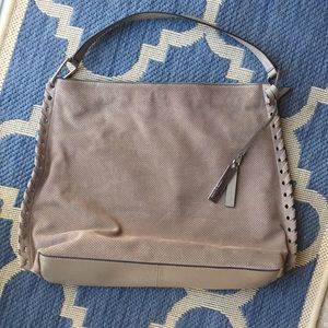 Vince Camuto tan suede leather hobo Tranquility